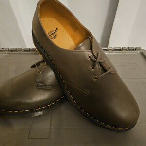 Dr. Marten 1461 CARRARA LEATHER OXFORD SHOES - Olive
